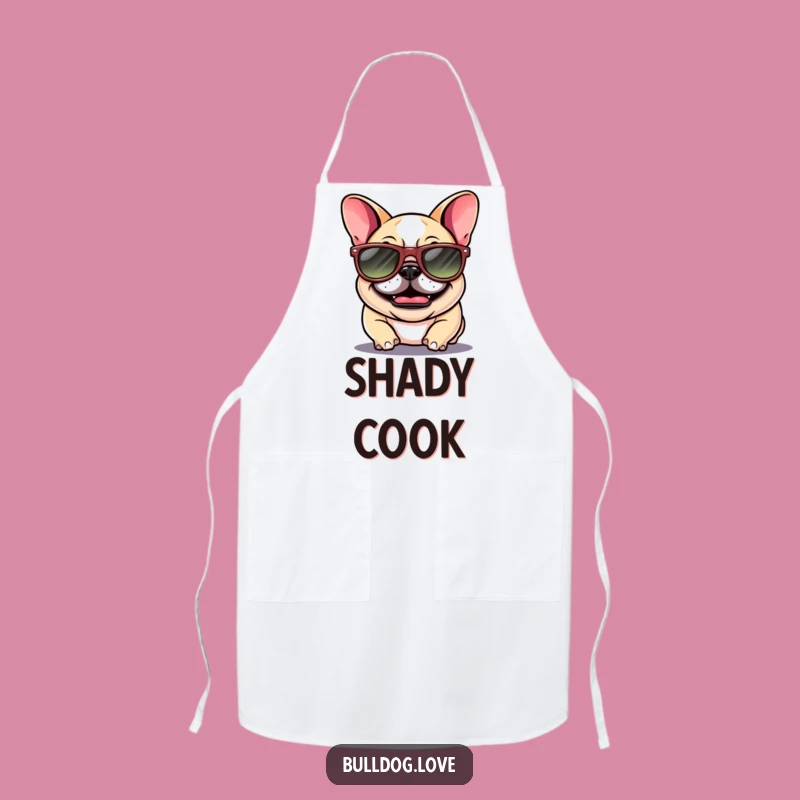 Funny Bulldog Apron: Cool Chef Pup, Hilarious Kitchen Wear, Perfect Gift for Cooks!
