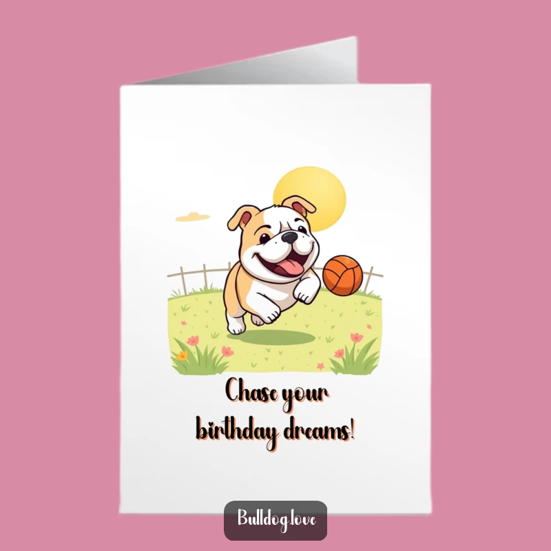 Free Printable Bulldog Birthday Card Funny Downloadable Gift for Joyful Pups