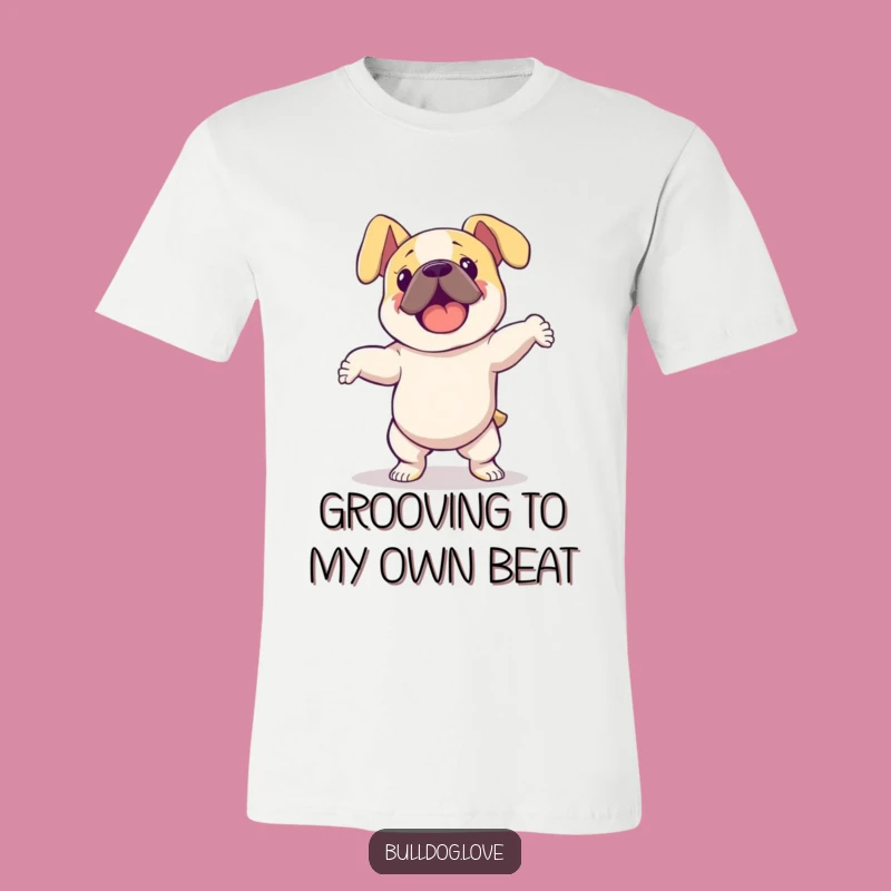 Funny Dancing Bulldog Shirt: Wear Your Groovy Moves with Pride