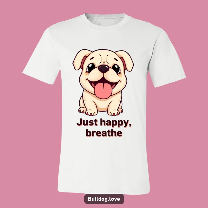 Funny Floppy Ear Bulldog T-Shirt: Wear Your Joyful Canine Spirit Gift