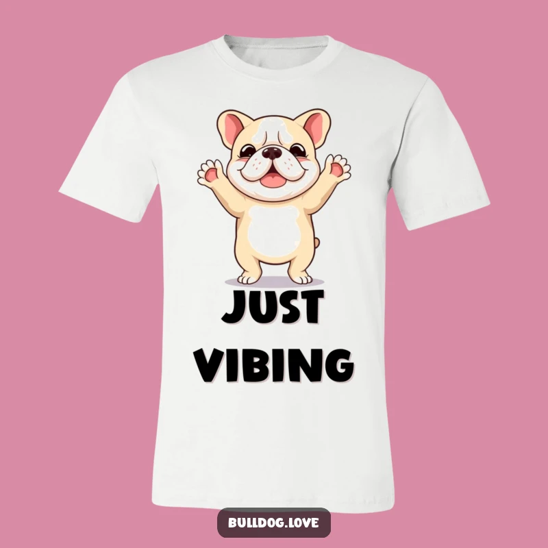 Funny Bulldog Dancing T-Shirt - Wear Your Happy Vibes